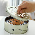 Fireproof Heat-Resistant Creative Outdoor Indoor Mosquito Coil Tray With Ash Catcher. 