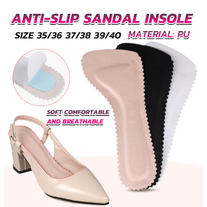 MaxPlus Anti-Slip Sandal Insert Pads Insole for Women Sweat-absorbing Deodorant Sole Sticker 1 pair