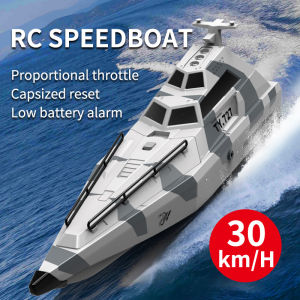 2.4GHz TY727 RC Sppedboat TURBOJET PUMP High-Speed Remote Control Jet Boat Low Battery Alarm Function Children Toy Gift