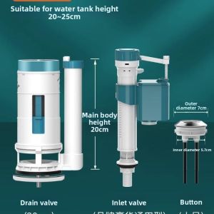 TEKANAI | Water Inlet and Drain Valves for Toilets