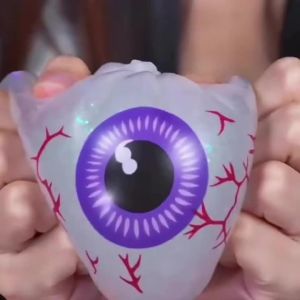 Schylling | Halloween Pectin Dumpling Squishies Cute Ghost Bun Toy Slow Rising Stress Relief Fidget Toy for Kids Adults Anti-Anxiety Gif