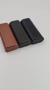 〔CC55〕PU Leather Glasses Case Portable Sunglasses Optical Glasses Storage Box Anti-Pressure Eyeglasses Bag Accessories