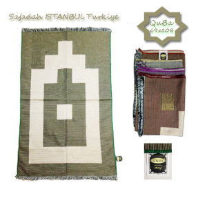Sajadah Sholat Quba Istanbul Turki Size 69x108cm Besar Murah Warna-warni-Vegasus Store (COD)