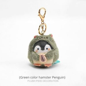 Bag Charm Hamster Doll Cute Penguin Pendant Doll And Bag Hanging Ornament Schoolbag Backpack Keychain