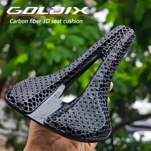GOLDIX | GOLDIX 3D Printing Bicycle Carbon Saddle Ultra Light Highway MTB Racing Saddle Bicycle Cushion Hollow Breathable Bike Parts