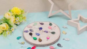 10 Chiếc Mặt Dây Chuyền Hình Giọt Nước Pha Lê Các Loại Hạt Đá Quý Thạch Anh Chakra Dùng Làm Trang Sức Tự Làm