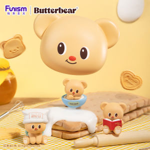 Funism Butter Bear Blind Box Cute Bear Head Toy Birthday Gift for Kids And Best Friends Collectible Toy from China