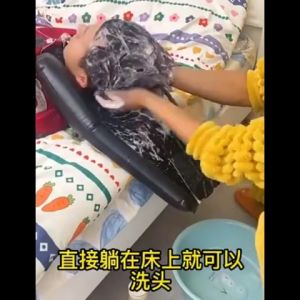 อ่างสระผม สำหรับสระผม พร้อมท่อระบายน้ำ สำหรับผู้สูงอายุ ผู้ป่วยติดเตียง อ่างสระผม สำหรับผู้ป่วย ที่สระผมเคลื่อนที่