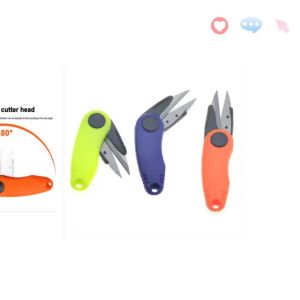 1/2/4pcs Folding Scissors Fishing Line Cutter Clipper Shrimp-Shaped Scissors Telescopic Rope Kit Fishing Tackle Quick Knot Tool
