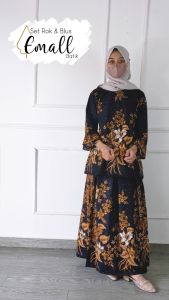 SETELAN WANITA ATASAN BATIK ROK BLOUSE KATUN TERBARU SVJ BATIK SOLO