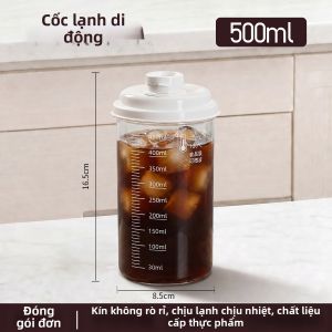 KuaKe | Cốc đựng cà phê dung lượng lớn bền bỉ cấp thực phẩm