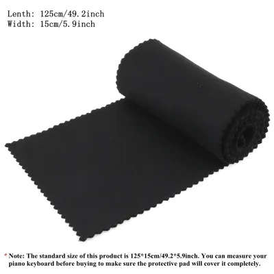 Soft Nylon Cotton Piano Keyboard Dust Cover Cloth for All 88 Key Piano or Soft Keyboard Piano Keyboard Cover Accessories