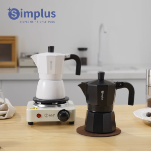INSSA x Simplus Moka Pot 150ml Capacity High-Pressure Extraction Italian Espresso Coffee Maker