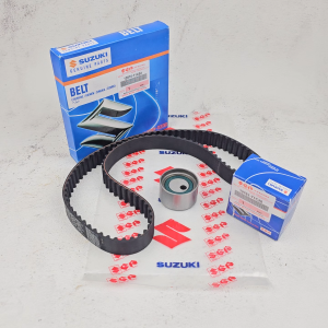 TIMING BEL + TENSIONER BEARING 1SET SUZUKI APV BALENO FUTURA INJEKSI ESCUDO VITARA