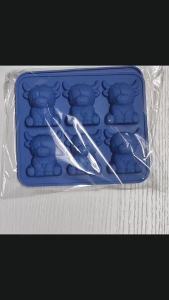 Mini Highland Cow Ice Cube Mold 3D Cute Silicone Ice Tray for Whiskey Cocktails Coffee Reusable Cow-shaped Ice Mold for Drin