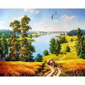 KAYOU | Paintings By Number Kit Landscape Paint Canvas Picture Oil Painting By Number HandPainted for Adults Home Decor New Arrival