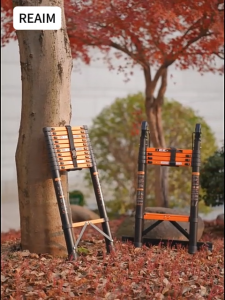 MODERN 1200kg Telescopic Ladder Heavy Duty Aluminum Ladder Aluminum Multi-Function Folding Ladder Non-Slip Feet Adjustable Household Ladder Suitable Home Repair Roof Cleaning (Indoor/Outdoor)adjustable ladder heavy duty stainless ladder