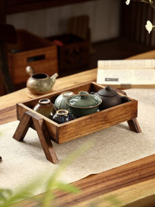 YILI | Wooden Dry Tray for Tea Cups Vintage