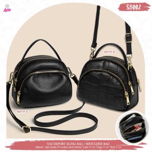 BISA COD Tas Keren Import Sling Bag / Shoulder Bag / Hand Bag High Quality Tas Import S8002 Koleksi Tas Kerenz