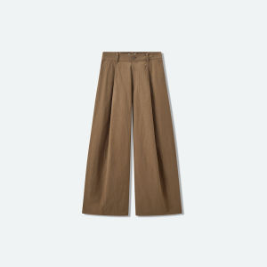 Cotton Leisure Loose Tapered Pants