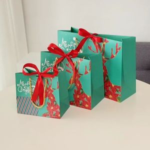 Túi Quà Tặng Giáng Sinh Noel Túi Giấy Cứng Merry Christmas 24/12