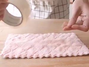 Set 10 Khăn Lau Đa Năng 2 Mặt -Lau Dầu Mỡ - Siêu Mềm - Thấm Nước Tốt .