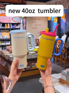 Tumbler Termos Vacum Air minum dengan Handle 750ml