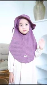 hijab kids andhira topi by daura gama//hijab bergo topi terpisah//hijab anak 3-8 tahun terbaru//hijab jersey victoria