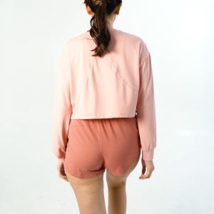 Miniletics All Day Oversized Crop Long Sleeve Olahraga Wanita