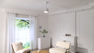 46-inch ceiling fan with silent DC motor ABS fan 6-speed remote control with reverse/timer function adjustable light 3 colors perfect for living room dining room bedroom home and other applications.