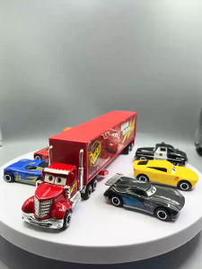 7 in 1 Set Cars 3 Metal Car Model Toy Car Diecast Alloy Car & Truck Model Set for Boy Gift