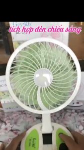 (MIỄN SHIP TOÀN QUỐC) QUẠT SẠC TÍCH ĐIỆN GẤP GỌN ĐA CHỨC NĂNG KC5811 MẪU MỚI.