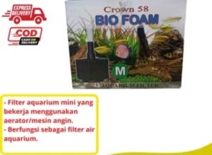 T.I - Crown 58 Bio Foam Filter Aquarium Size S M L
