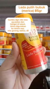 Koepoe Koepoe Lada Putih Bubuk White Pepper Powder Koepoe 85gr