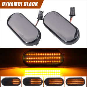 Malcayang | 2X LED Dynamic Side Marker Turn Signal Light Indicator for VW Bora Golf 3 4 MK4 Jette Lupo Passat Z2 3BG Polo SB6 SEAT Ibiza T5