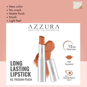 AZZURA Longlasting Lipstick Lipstik Tahan Lama BPOM 100% Original