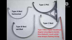 Paket Talang Air Hujan PVC Langgeng 8\\\" & 6\\\" Dengan Aksesoris Siap Pasang