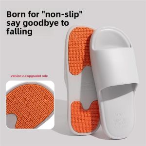 MONLEYTA | Non-Slip Bathroom Slippers EVA Home Indoor Shoes For Men And Women Elderly Special Bathing Slippers Quick Dry All Seasons