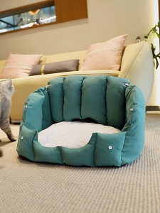ที่นอนนุ่มนิ่ม อเนกประสงค์ Dual Purpose Cat Bed Warm สบายแมวโซฟาเบาะ Puppy Bed สําหรับแมวสุนัข