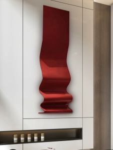 Minimalist Luxury Abstract Bent Metal Iron Art Wall Decorations Home Decor Wall Hanging Sculptures Entrance Decorative Accessories