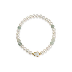 Near Round Freshwater Pearl Bracelet 5.0-6.0mm
