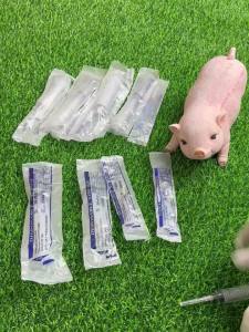 Bộ 5/10 Ống Tiêm Dùng Một Lần Kèm Kim Tiêm - Gói Niêm Phong Riêng Lẻ Kích Thước 25mL/3mL/5mL/10mL/20mL Dành Cho Chăn Nuôi