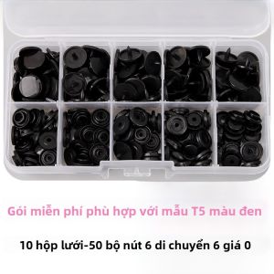 Nhựa Nhựa Bốn Nút Em Bé Tự Làm Quần Áo Nút Ẩn Lắp Đặt Bộ Dụng Cụ Vải Gia Đình Dụng Cụ May Vá Và Thành Phẩm