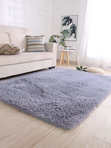 80x160cm Fur Carpet for Bedroom Living Room Floor Mat Fluffy Dyed Plush Non-slip for Photoshoot