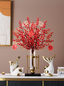 วัตถุประดับตกแต่งบ้านสไตล์หรูหรา เครื่องประดับดอกไม้ ชั้นวางของ TV ประตูทางเข้า บ้านใหม่ วัสดุแก้ว งานฝีมือทำมือ