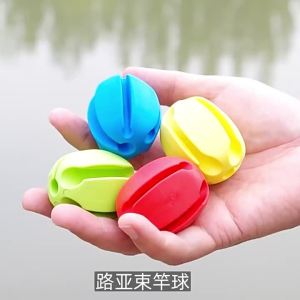 Silicone Fishing Rod Holder Straps Portable Fishing Rod Fixing Ball Comes with Fly Fishing Accessories for Fishing Enthusiasts