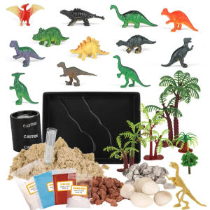 Dinosaur Habitat Experiment Set withEncourages CreativityDinosaur Models to Develop Hands-on SkillsJurassic Dinosaur Toys Set