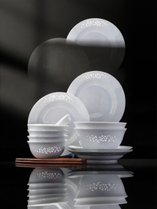 JINGDEZHEN | Jingdezhen Porcelain Tableware High-Temperature White Microwave Use