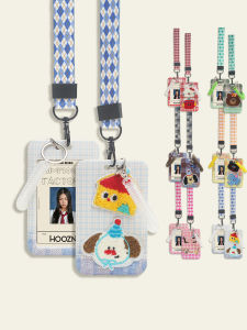 Delicate Animal Pattern SIM Card Holder Campus ID Card Case Portable Access Control Key Holder Cute Animal Design Card Bag