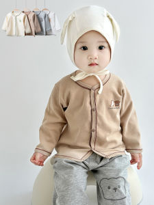 Four-Season Pure Cotton Long-Sleeve Baby Boy Outfit Casual Style Spring Autumn Wear for 1-3 Years Old Kids Spring Autumn Wear
